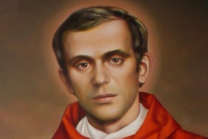 obraz beatyfikacyjny błogosławionego księdza jerzego popiełuszki